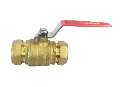 Handle Ball Valve - Brass Full Bore Ball Valve With Compression / 2 Way Ball Valve